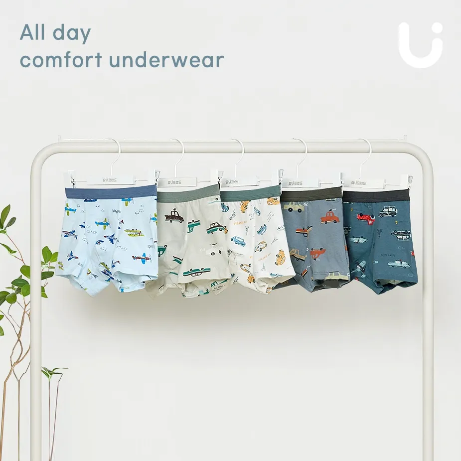 Ảnh Set quần chip đùi cotton spandex cho bé trai Unifriend Hàn Quốc 2