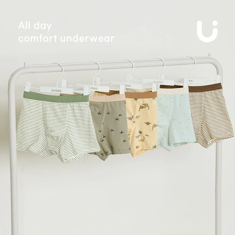 Ảnh Set quần chip đùi cotton spandex cho bé trai Unifriend Hàn Quốc 3