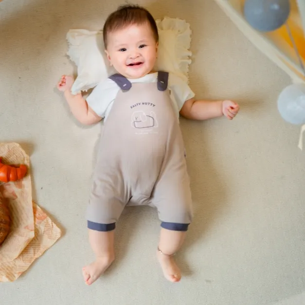 Ảnh Set Sơ Sinh Cộc Tay COOKIE, Set Yếm In Hình Kèm Áo Cho Bé Từ 3 Đến 12 Tháng 2025 1