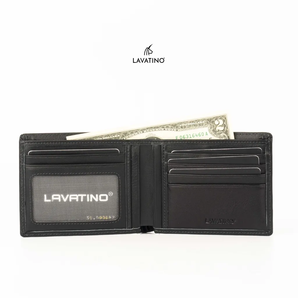 Ảnh Set Ví Thắt Lưng Da Nam Fullbox Chính Hãng Lavatino  WB04-TIMELESS04 4