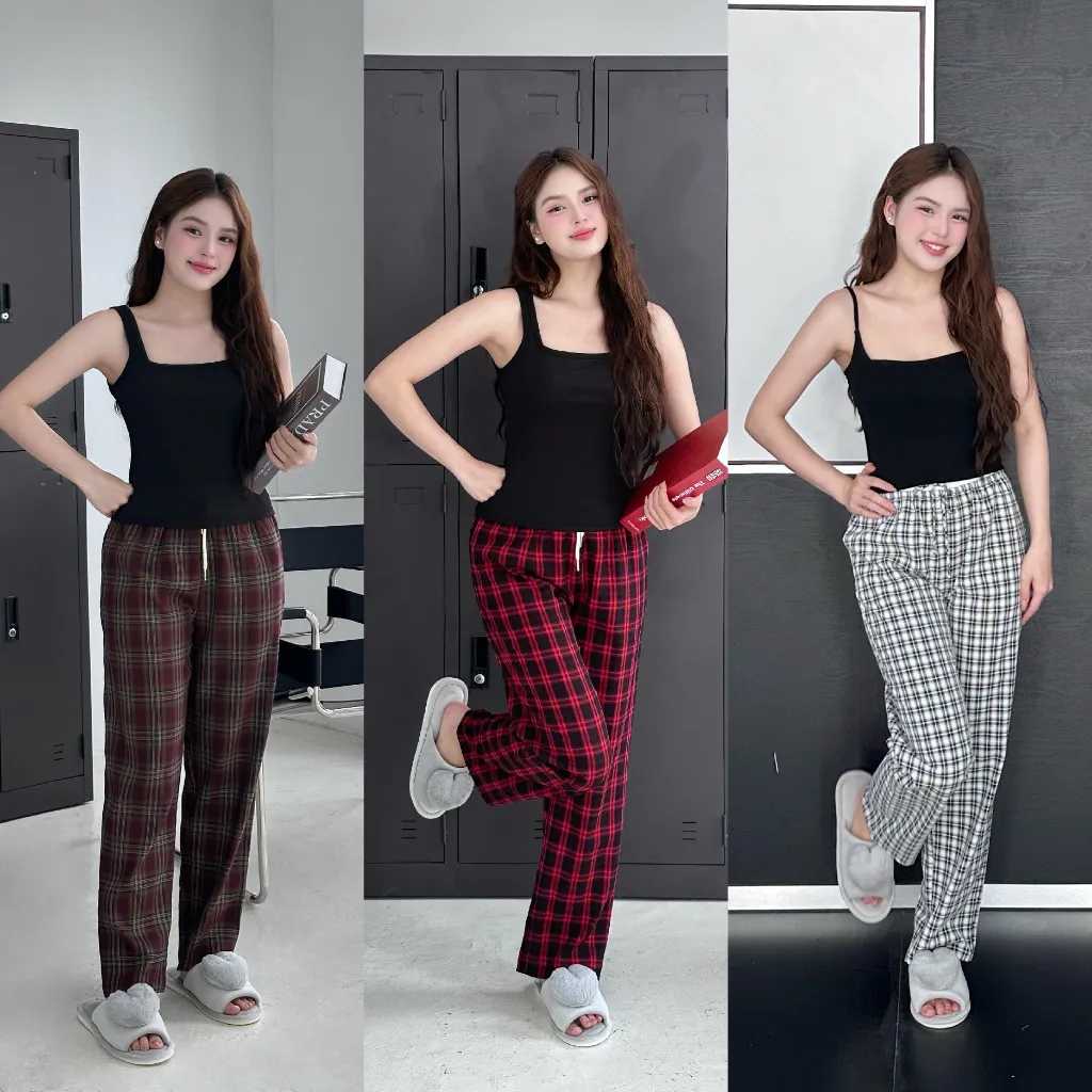 Ảnh SHE BY ZAM  - ÁO CÓ ĐỆM NGỰC & QUẦN KẺ TARTAN 2