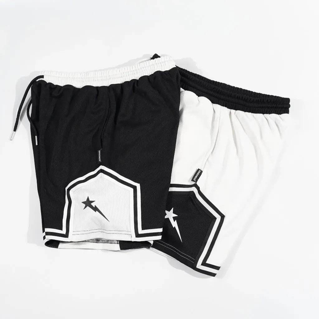 Ảnh Short Thun Light Star SAIGONESE Thun Mè Quần Đùi Phối Viền Thể Thao Unisex Nam Nữ 2 Màu 4