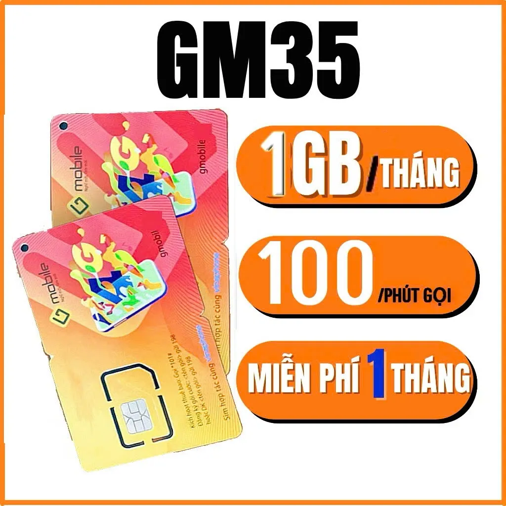 Ảnh SIM 4G GMOBILE MOBIFONE GM35 GIÁ SIÊU RẺ 1GB DATA TỐC ĐỘ CAO,100p gọi. ĐẦU SỐ ĐẸP 099 1