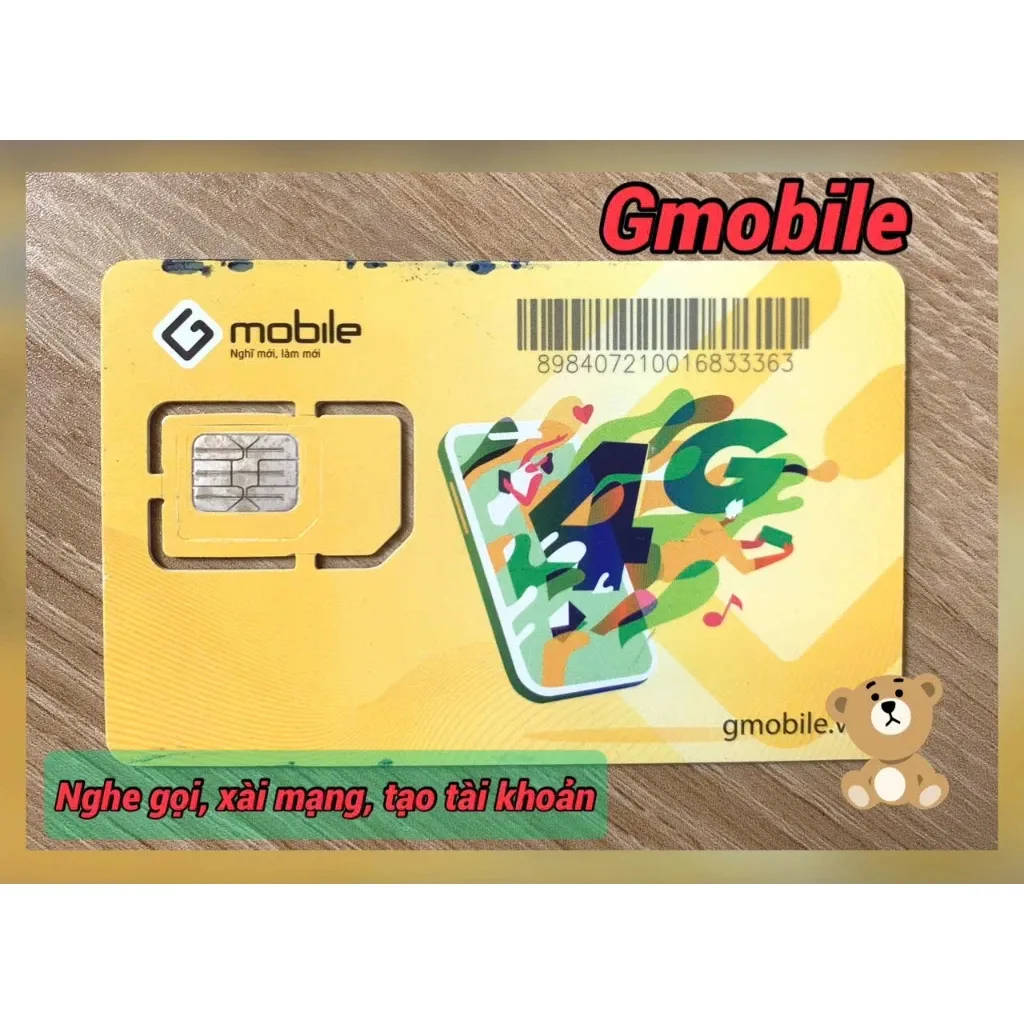 Ảnh SIM 4G GMOBILE MOBIFONE GM35 GIÁ SIÊU RẺ 1GB DATA TỐC ĐỘ CAO,100p gọi. ĐẦU SỐ ĐẸP 099 4