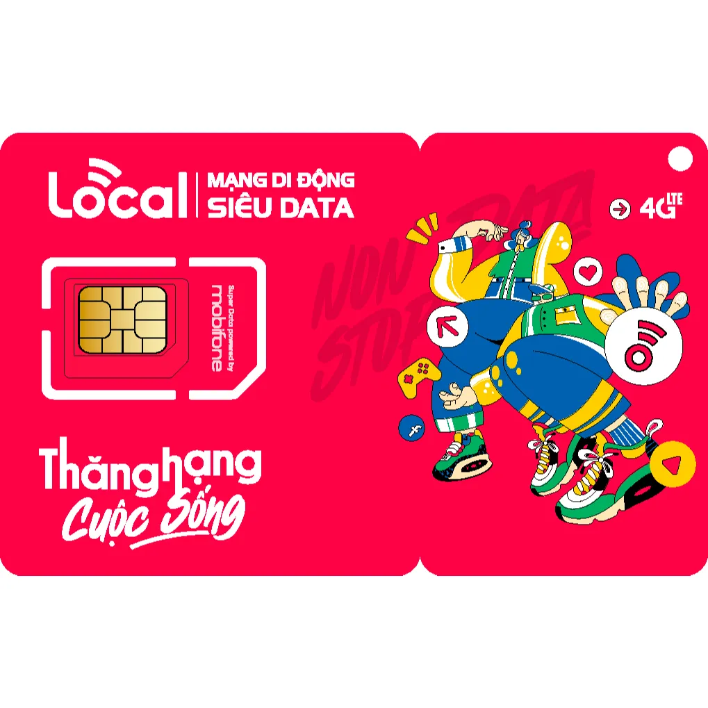 Ảnh Sim 4G Mobifone A99P LOCAL 4GB/ ngày - 12GB/ tháng, 500 phút gọi. SIÊU SIM DATA Gọi Sẵn 1 tháng. DKCC 3