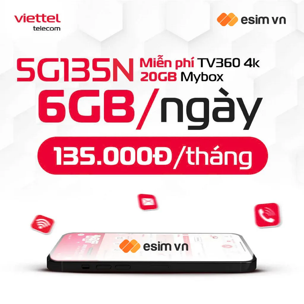 Ảnh Sim 4G Viettel SD70 - SD90 - SD125Z - SD135 Data 6GB/Ngày -180GB/Tháng Tốc Độ Cao MAX Băng Thông Toàn Quốc. Từ 70K/Tháng 1