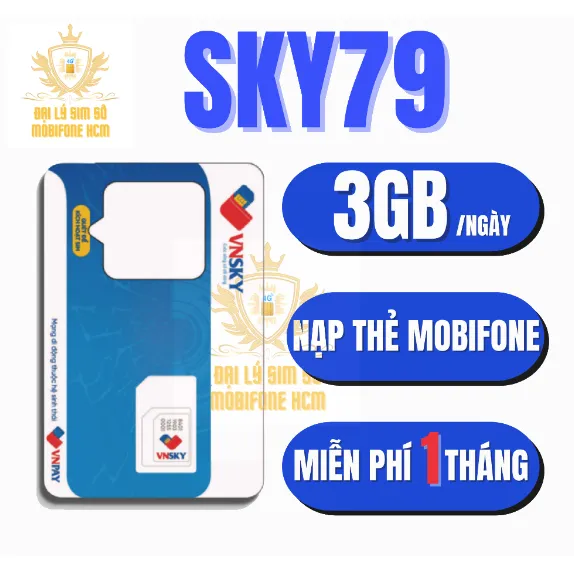 Ảnh Sim 4G VNSKY MobiFone SKY69D - SKY79 - SKY89C SẴN GÓI 1 THÁNG - 3GB/NGÀY - MIỄN PHÍ GỌI MAXDATA 2