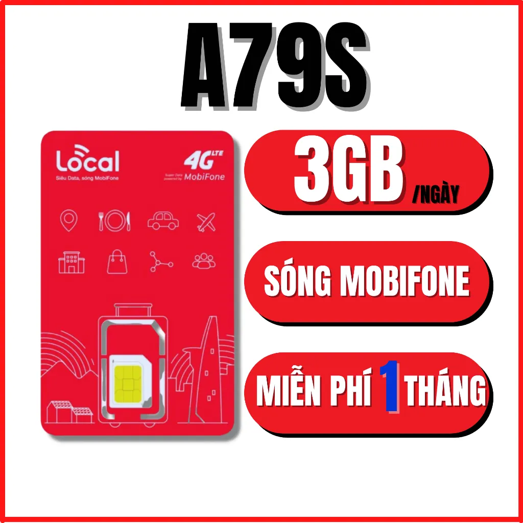 Ảnh Sim Local Mobifone A0 - A69 - A79 - A119 DATA TỐC ĐỘ CAO, Đk Được Gói Dài Kì 4