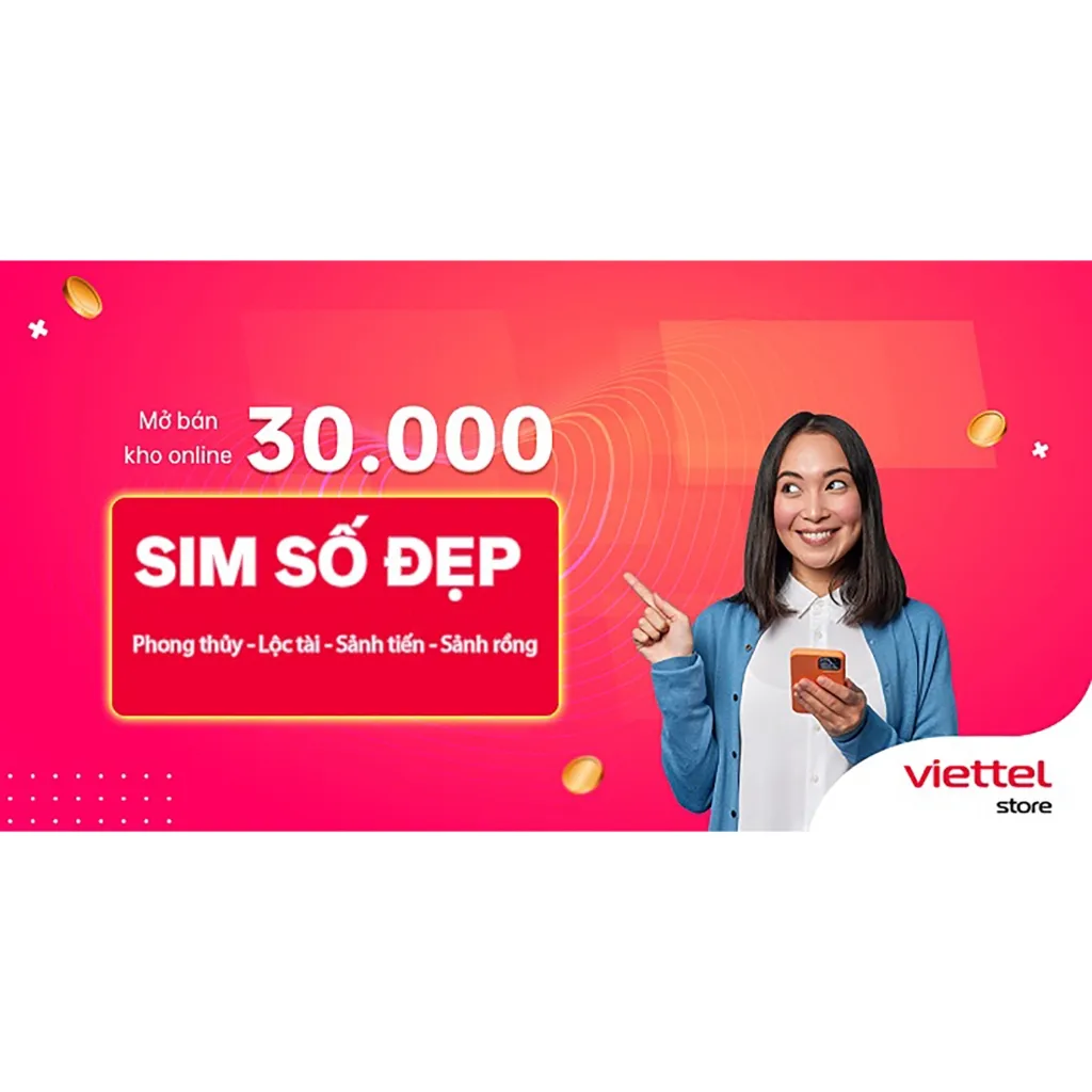 Ảnh SIM VIETTEL đầu 08 - Số đẹp - Phong thủy - Giá rẻ - Ưu đãi Thoại, Data 1