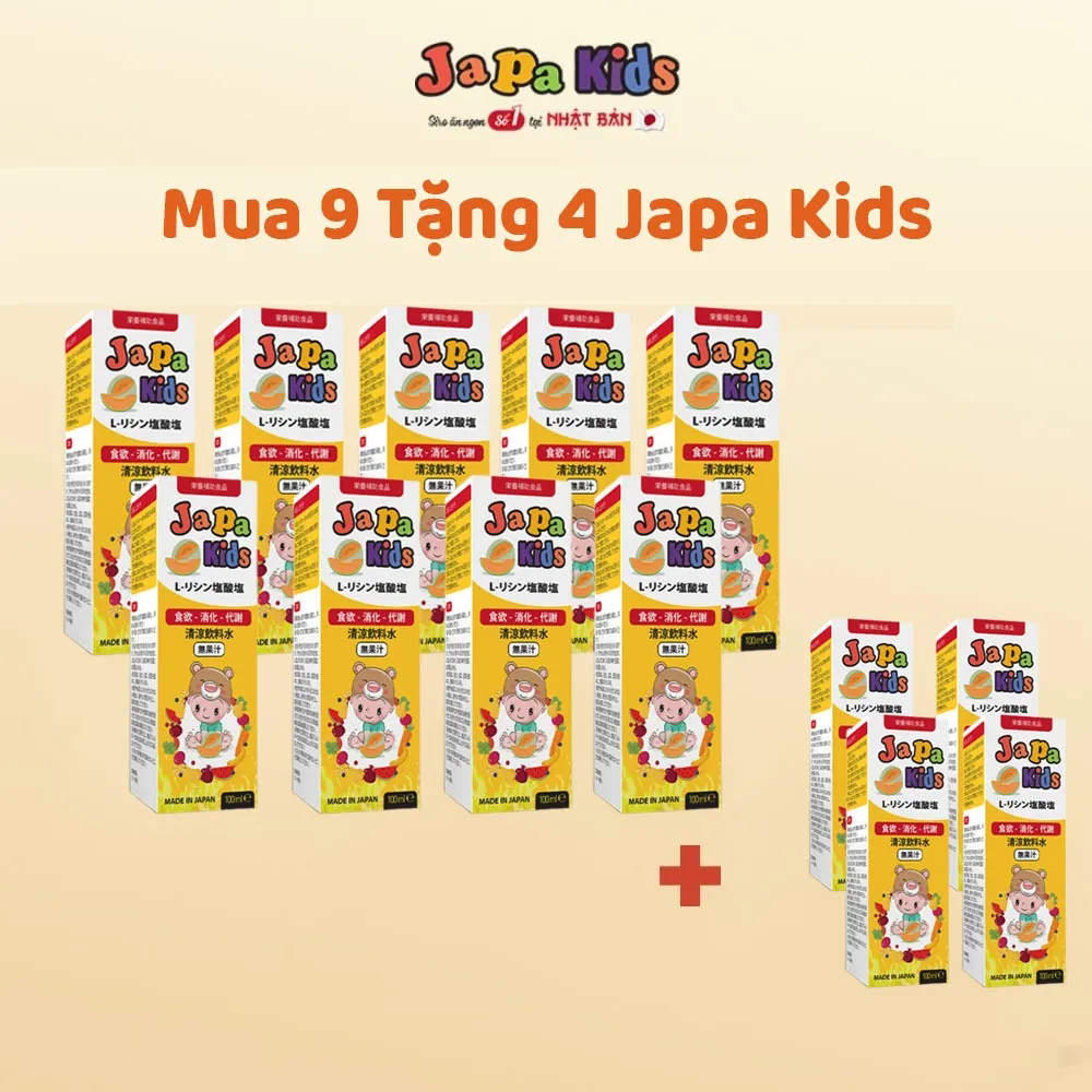 Ảnh Siro Ăn Ngon Japa Kids Chính Hãng Kích Thích Ăn Ngon Tăng Cân Cho Bé Chính Hãng 1
