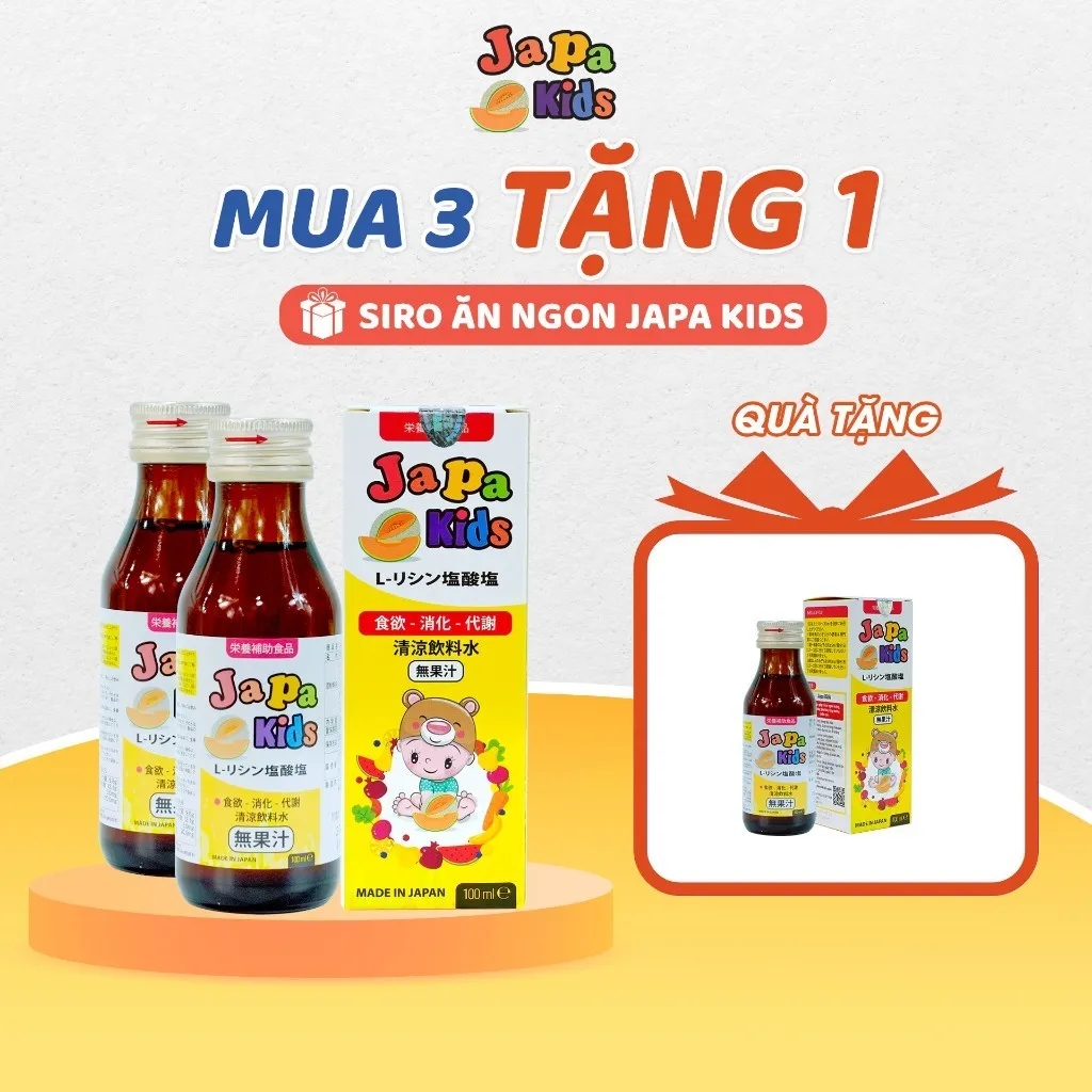 Đánh giá Siro Ăn Ngon Japa Kids Nhật Bản Chính Hãng - Hết Biếng Ăn, Tăng Chiều Cao