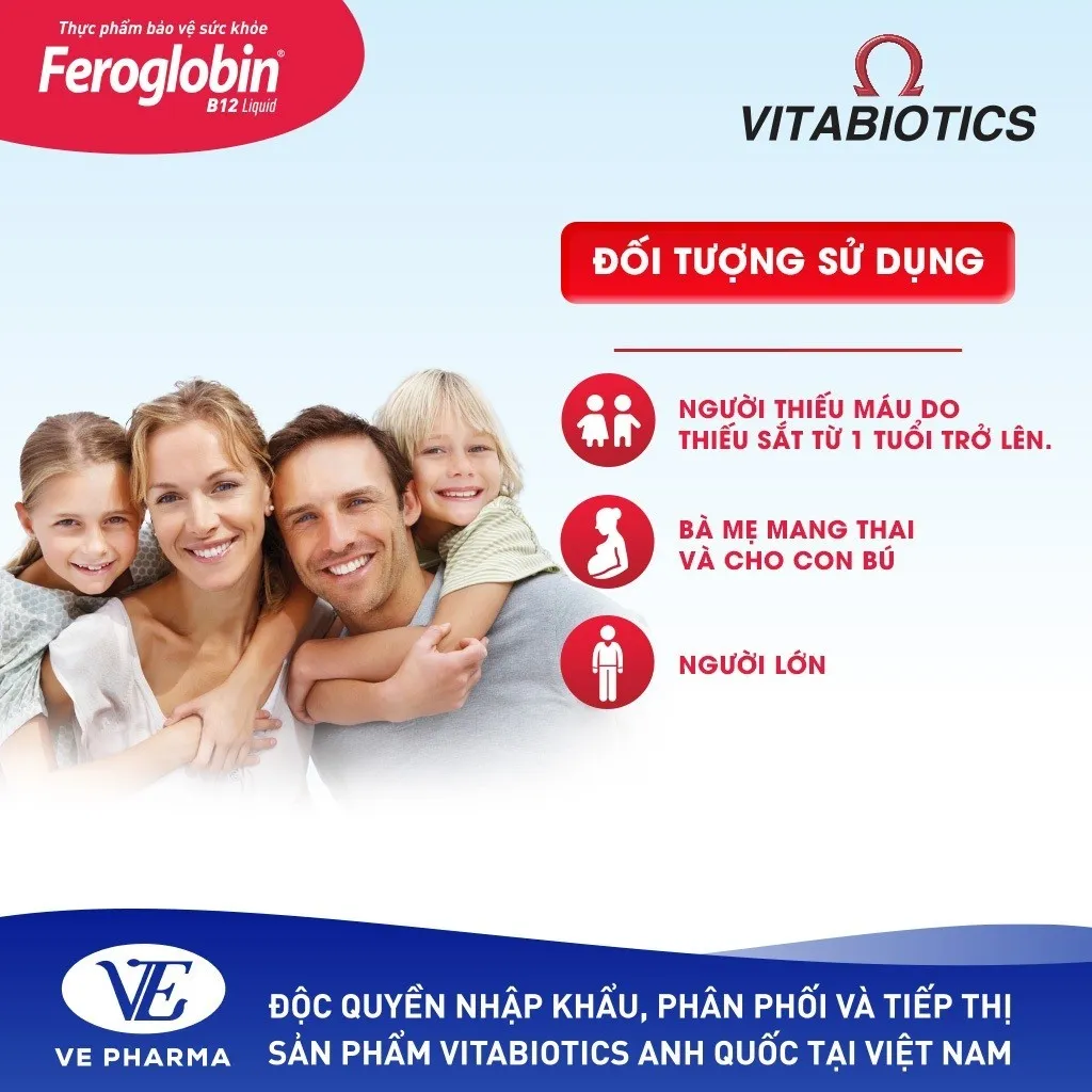 Ảnh Siro Bổ Máu Vitabiotics FEROGLOBIN B12 Cung Cấp Sắt Hỗ Trợ Tăng Khả Năng Tạo Máu, Nâng Cao Sức Đề Kháng 200ml 4