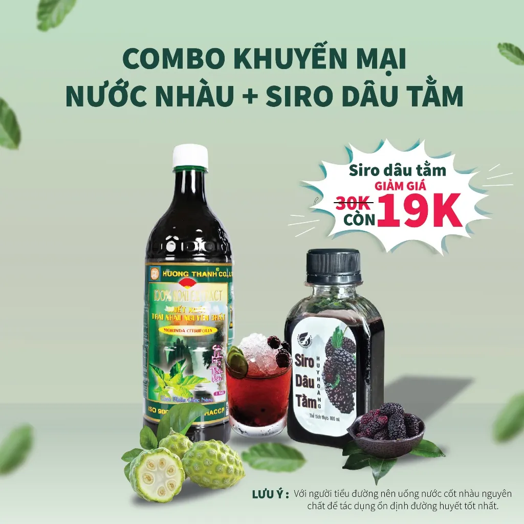 Ảnh Siro Dâu Tằm Giải Khát, Làm Đẹp Da, Dùng Kết Hợp Nước Cốt Nhàu, Chai 100Ml 1