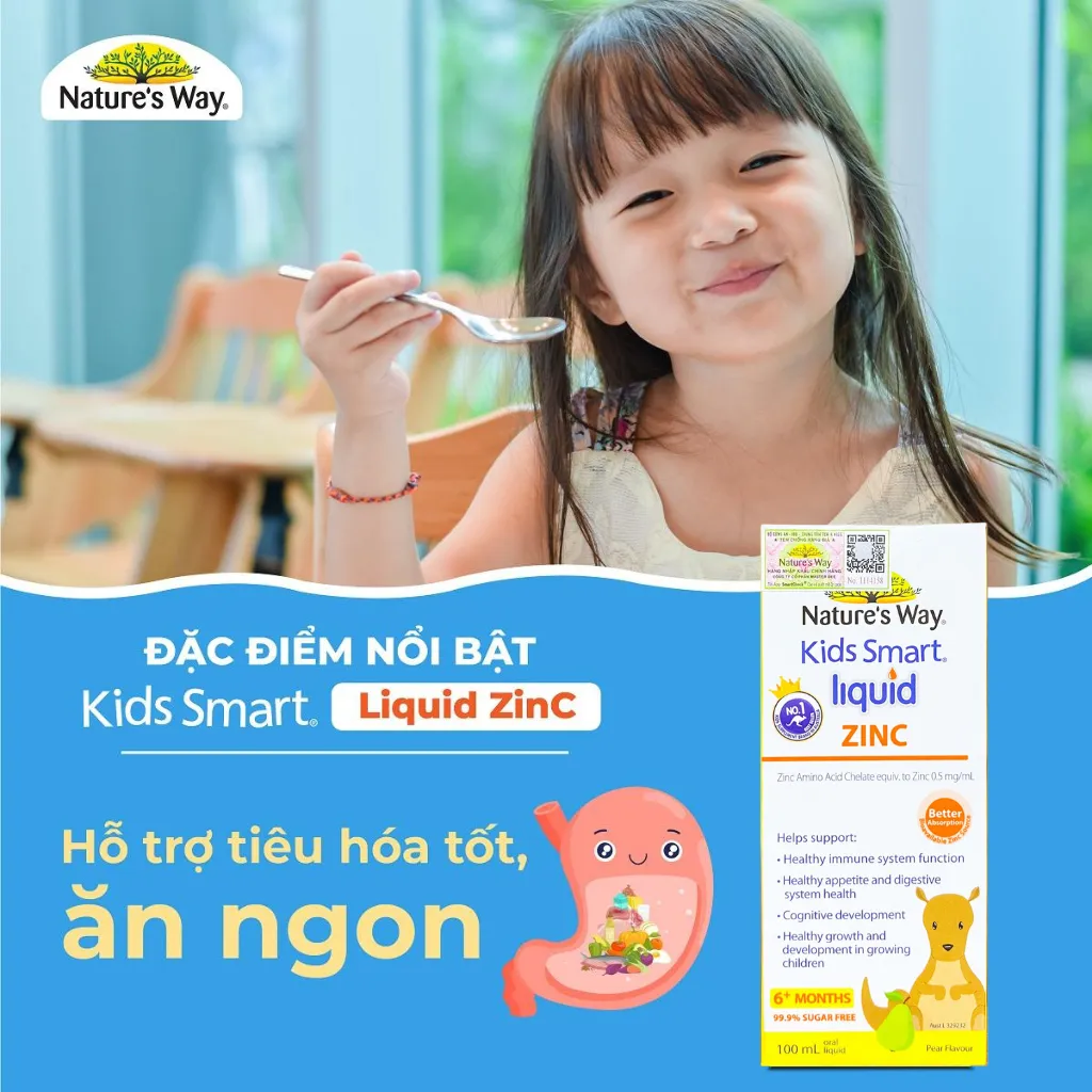 Ảnh Siro Uống Nature's Way Kids Smart Liquid Zinc Bổ Sung Kẽm, Tăng Sức Đề Kháng Cho Bé 100ml 2