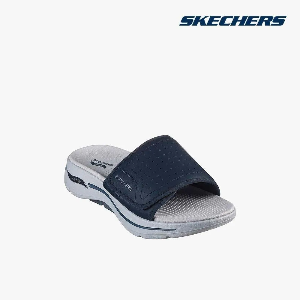 Đánh Giá Dép Skechers Nam Go Walk Arch Fit 229034-NVGY: Êm Ái, Hỗ Trợ Vòm Chân Hoàn Hảo