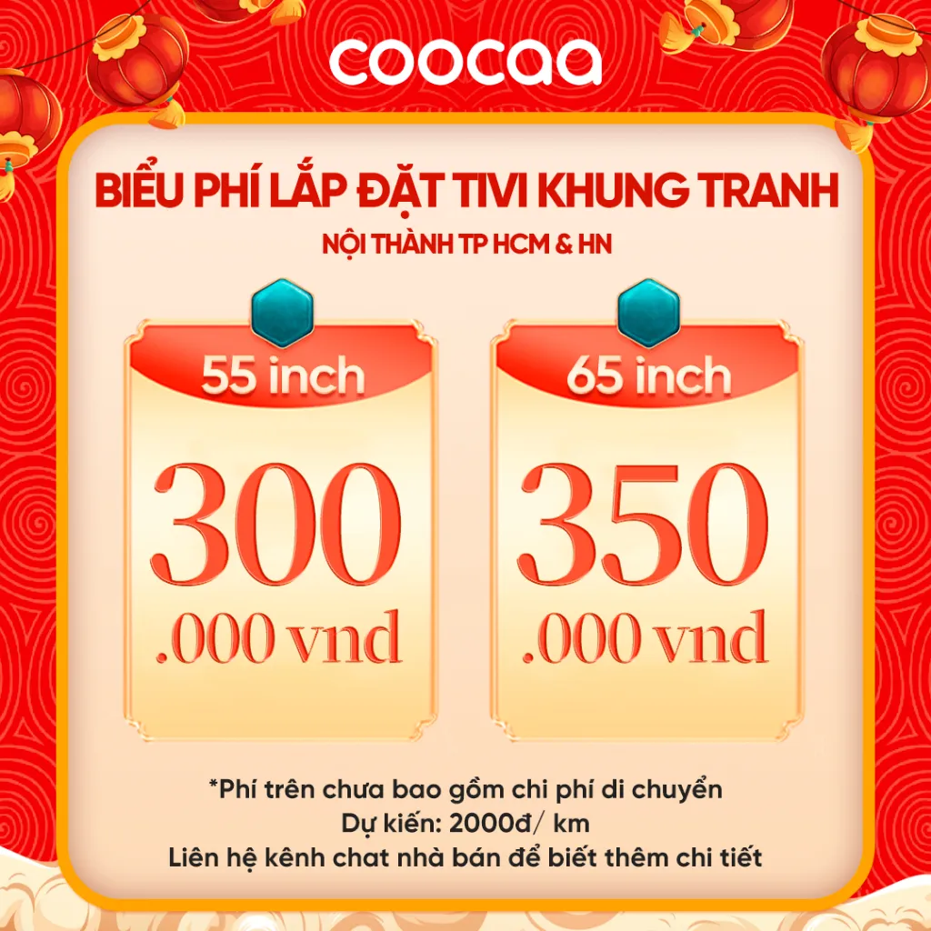 Ảnh Smart tivi 55 inch Qled 4K tivi Khung Tranh Google Frame tivi coocaa - 55LN7000G 2