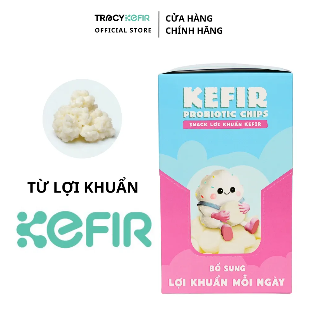 Ảnh Snack lợi khuẩn kefir vị nguyên bản 2