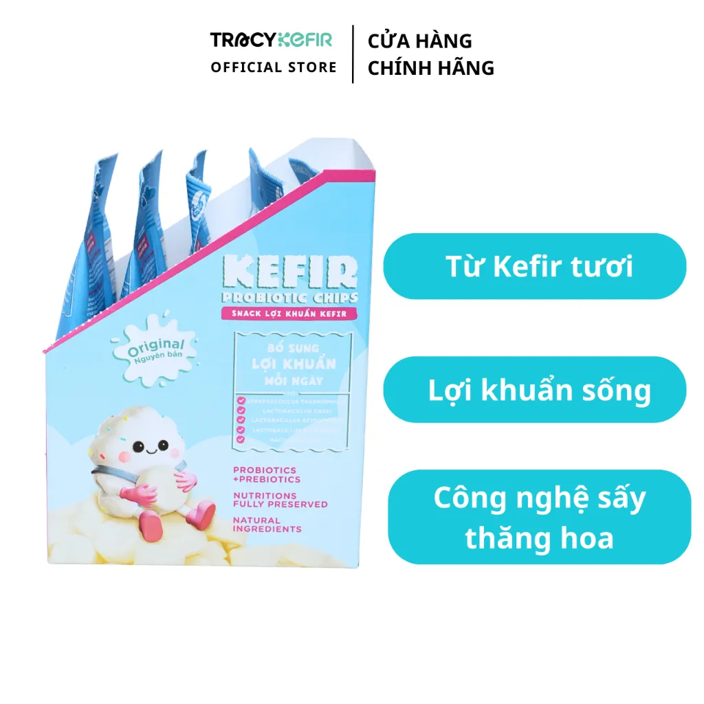 Ảnh Snack lợi khuẩn kefir vị nguyên bản 3