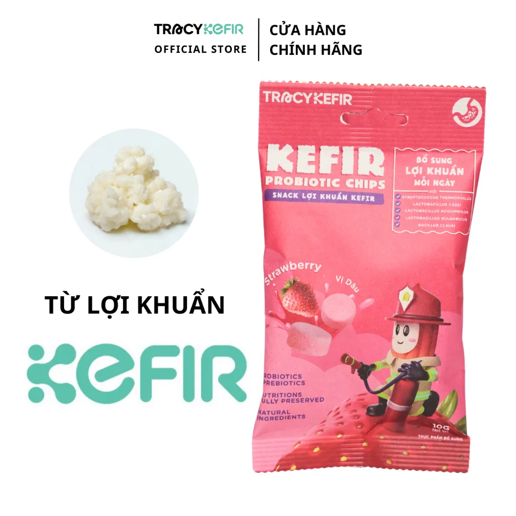 Ảnh Snack lợi khuẩn kefir vị dâu 2