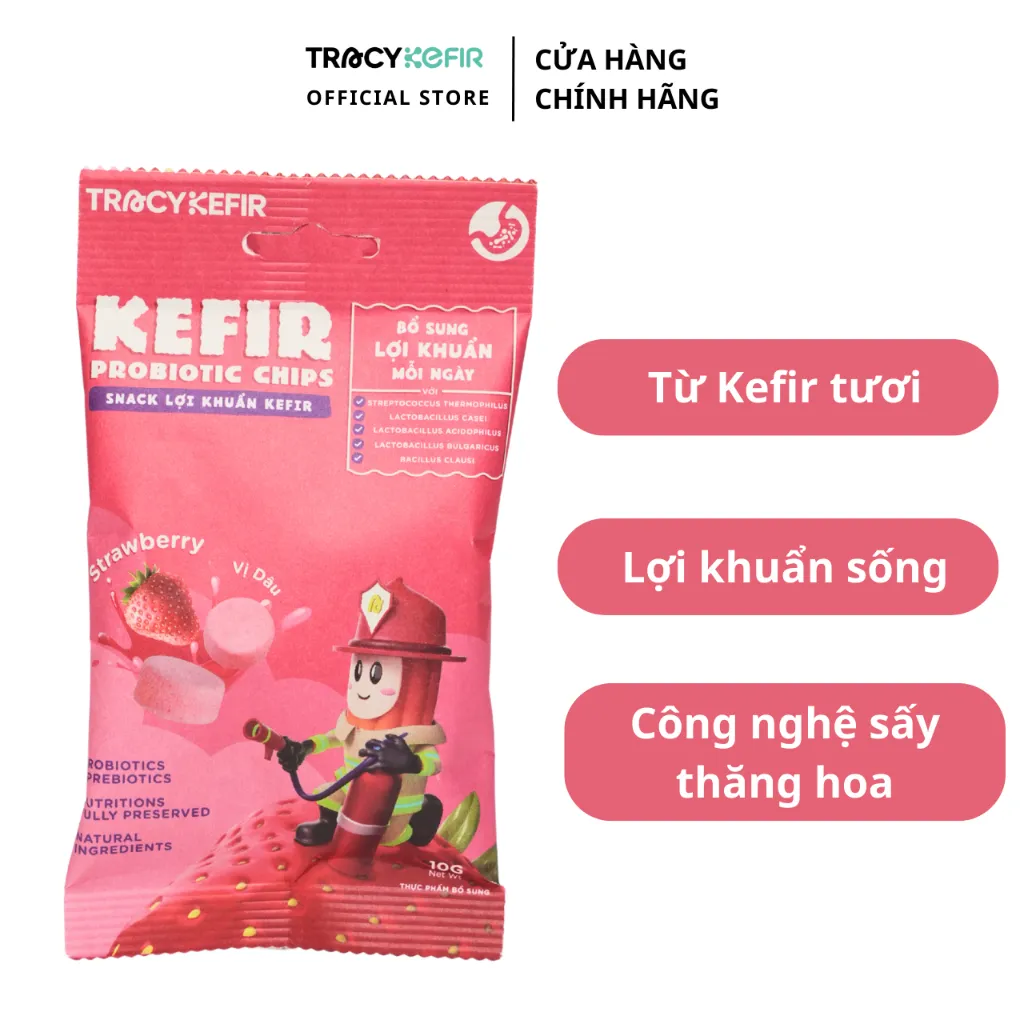Ảnh Snack lợi khuẩn kefir vị dâu 3