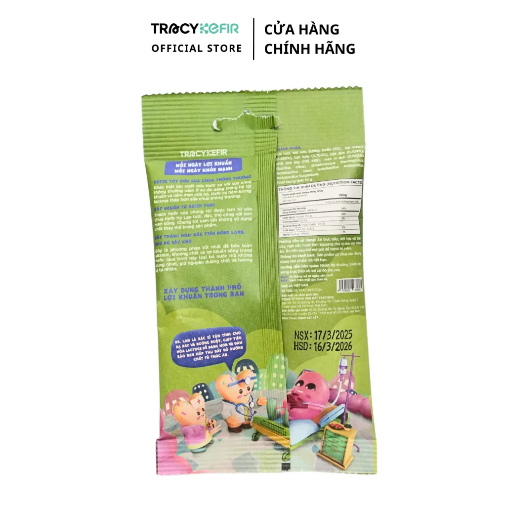 Ảnh Snack lợi khuẩn kefir vị Kale - Macca 4