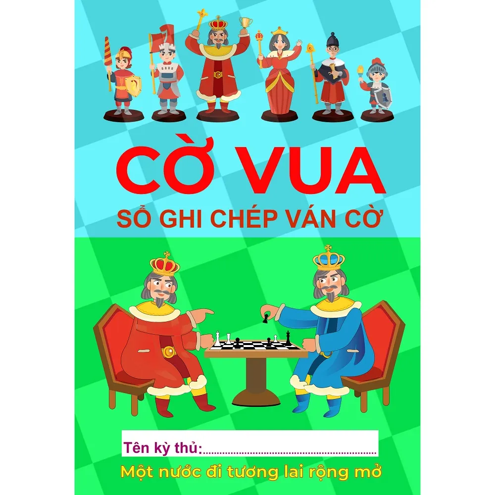 Ảnh Sổ ghi chép ván cờ vua (Biên bản thi đấu) DƯƠNG SINH, khổ A6, 64 trang 1