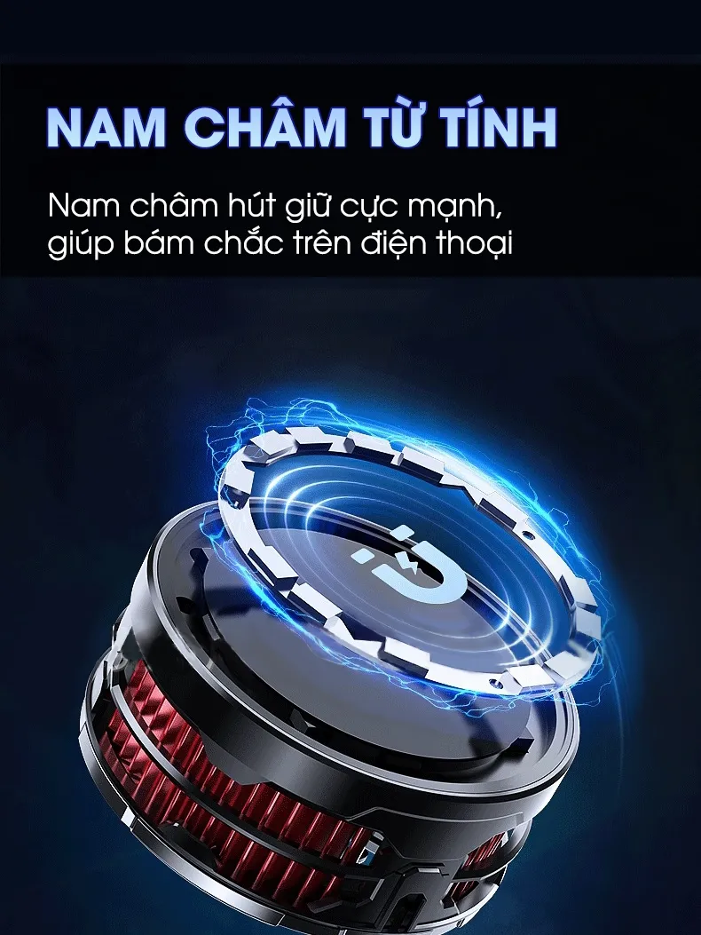 Ảnh Sò lạnh tản nhiệt điện thoại MEMO CX08 bản nâng cấp hè 2025 mạnh mẽ hỗ trợ AI sạc không dây chơi game tăng FPS Liên quân 3