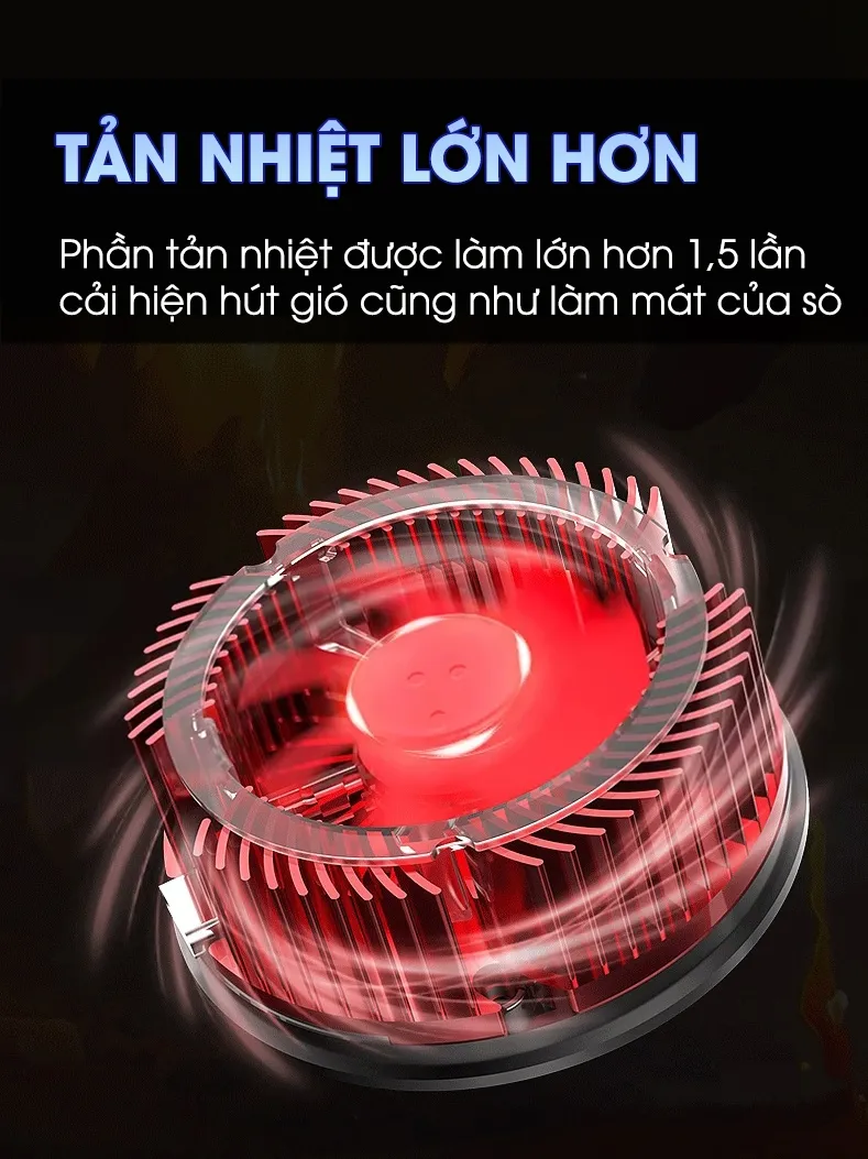 Ảnh Sò lạnh tản nhiệt điện thoại MEMO CX08 bản nâng cấp hè 2025 mạnh mẽ hỗ trợ AI sạc không dây chơi game tăng FPS Liên quân 4