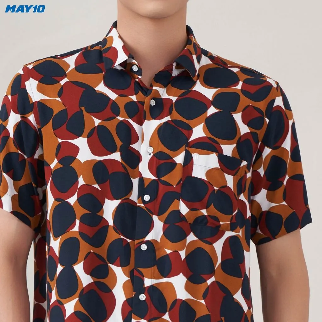 Ảnh Sơ mi nam cộc tay May 10 form RegularFit mã 010124001 8 2