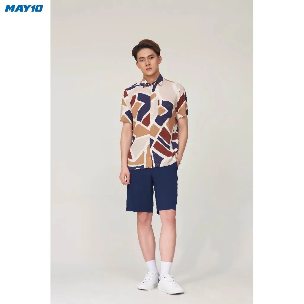 Ảnh Sơ mi nam cộc tay May 10 form RegularFit mã 010123067 5 3
