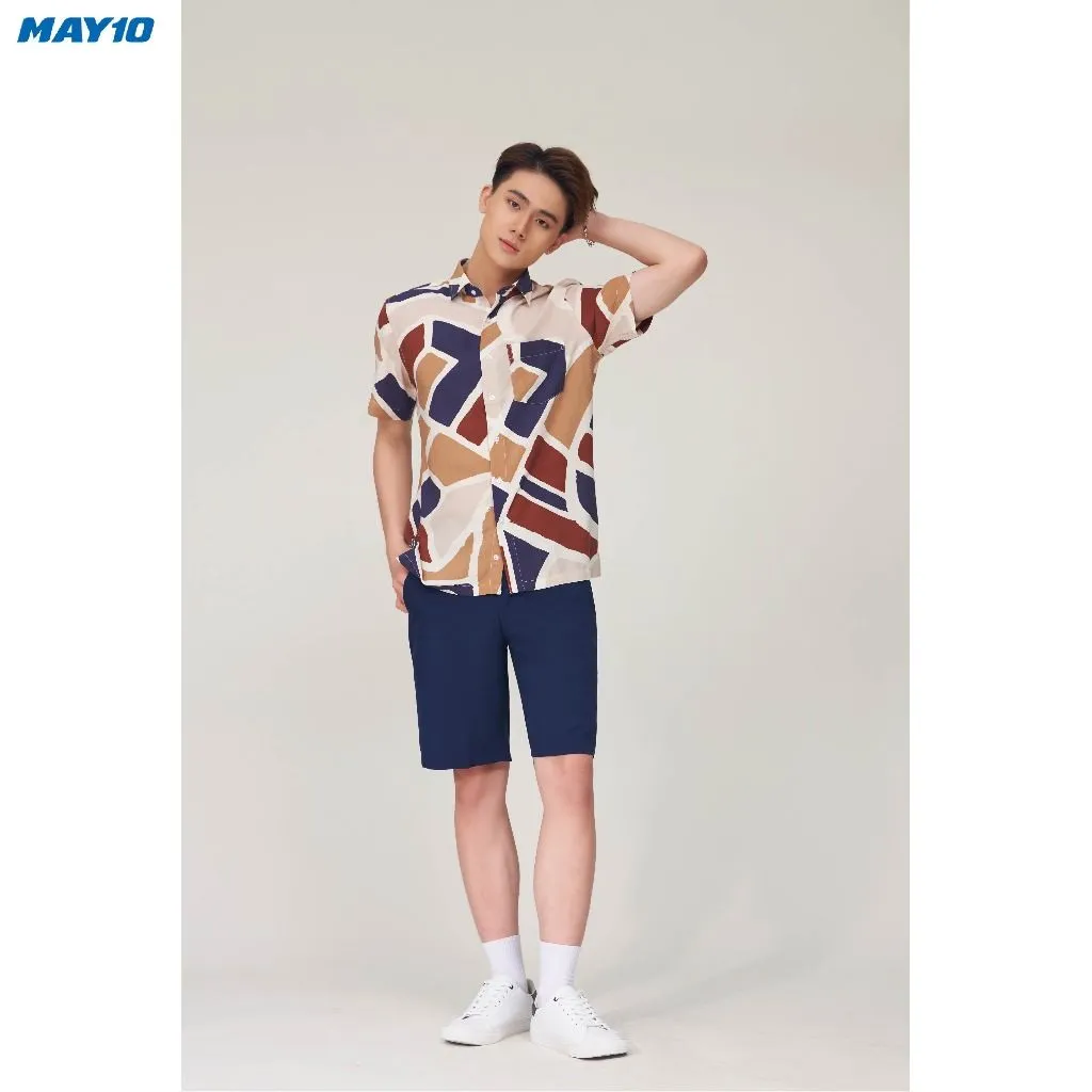 Ảnh Sơ mi nam cộc tay May 10 form RegularFit mã 010123067 5 4