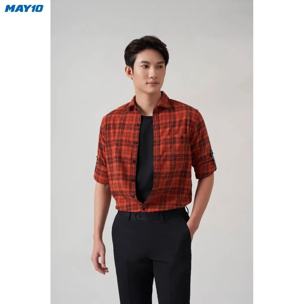 Ảnh Sơ mi nam dài tay May 10 form Regular mã 010123410LEN 2