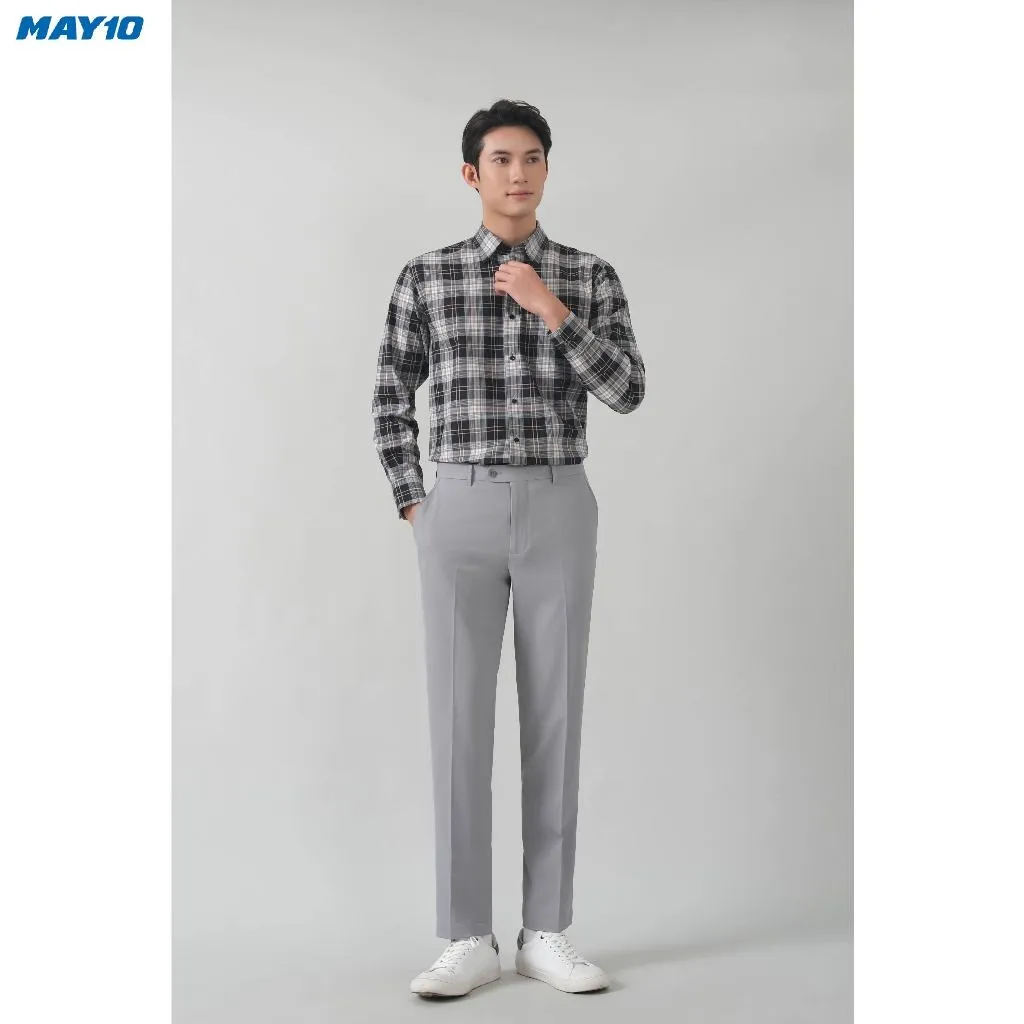 Ảnh Sơ mi nam dài tay May10 form Regular mã 010122478 3