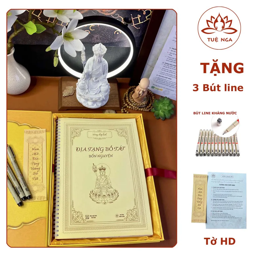 Ảnh Sổ tay chép kinh Địa Tạng Bồ Tát Bổn Nguyện - Tuệ Nga 1