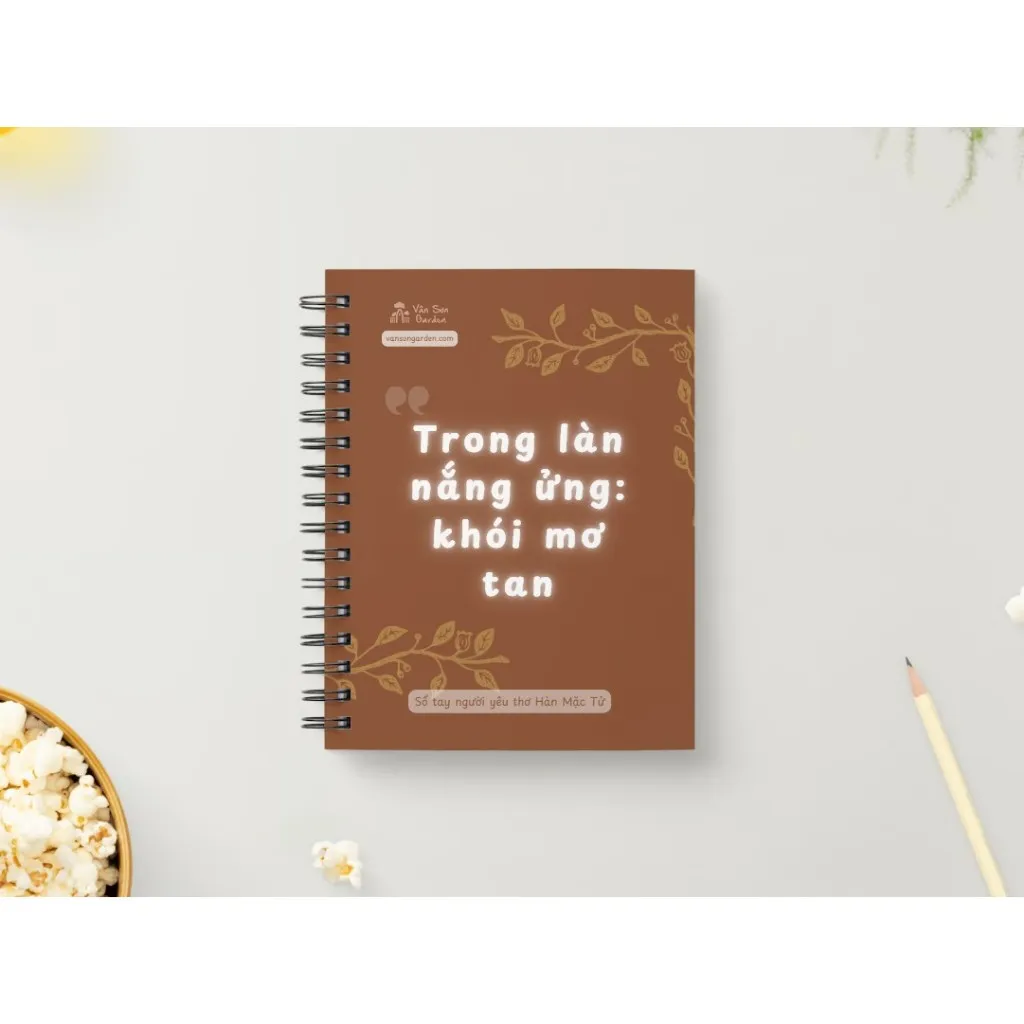 Ảnh Sổ tay người yêu thơ Hàn Mặc Tử - HMTA52 (A5, gáy xoắn) 1