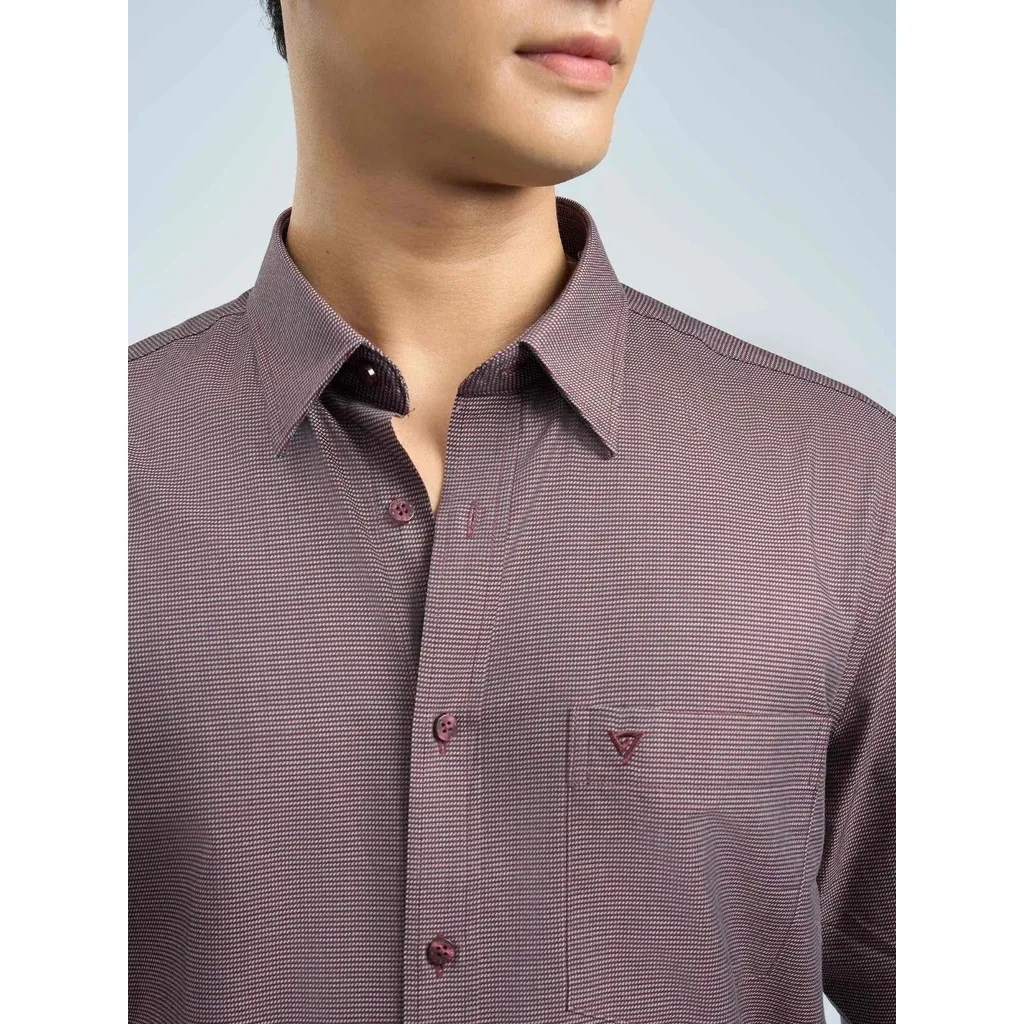 Ảnh Sơmi ngắn tay lai bầu VIETTIEN vải cotton phom regular VT00000020 1