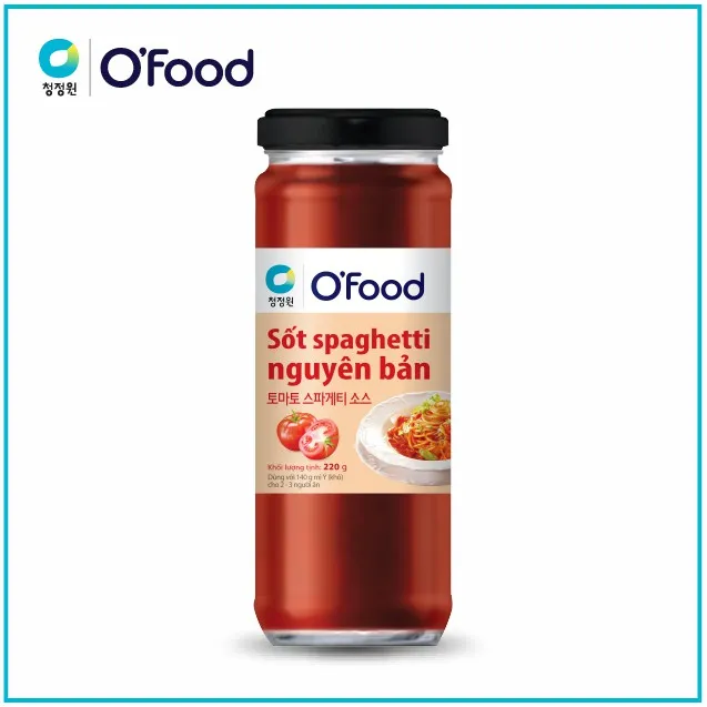 Ảnh Sốt Spaghetti O'Food chai 220g 1