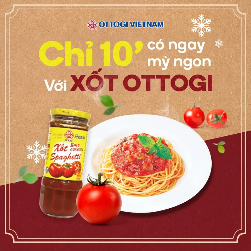 Ảnh Sốt Spaghetti Vị Truyền Thống Ottogi Gói 1kg 1
