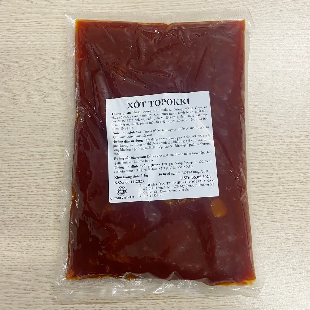 Ảnh Sốt Tokbokki Ottogi gói 1Kg 1