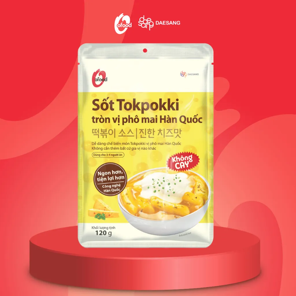 Ảnh Sốt tokbokki / tokpokki Hàn Quốc O'Food 120g 2