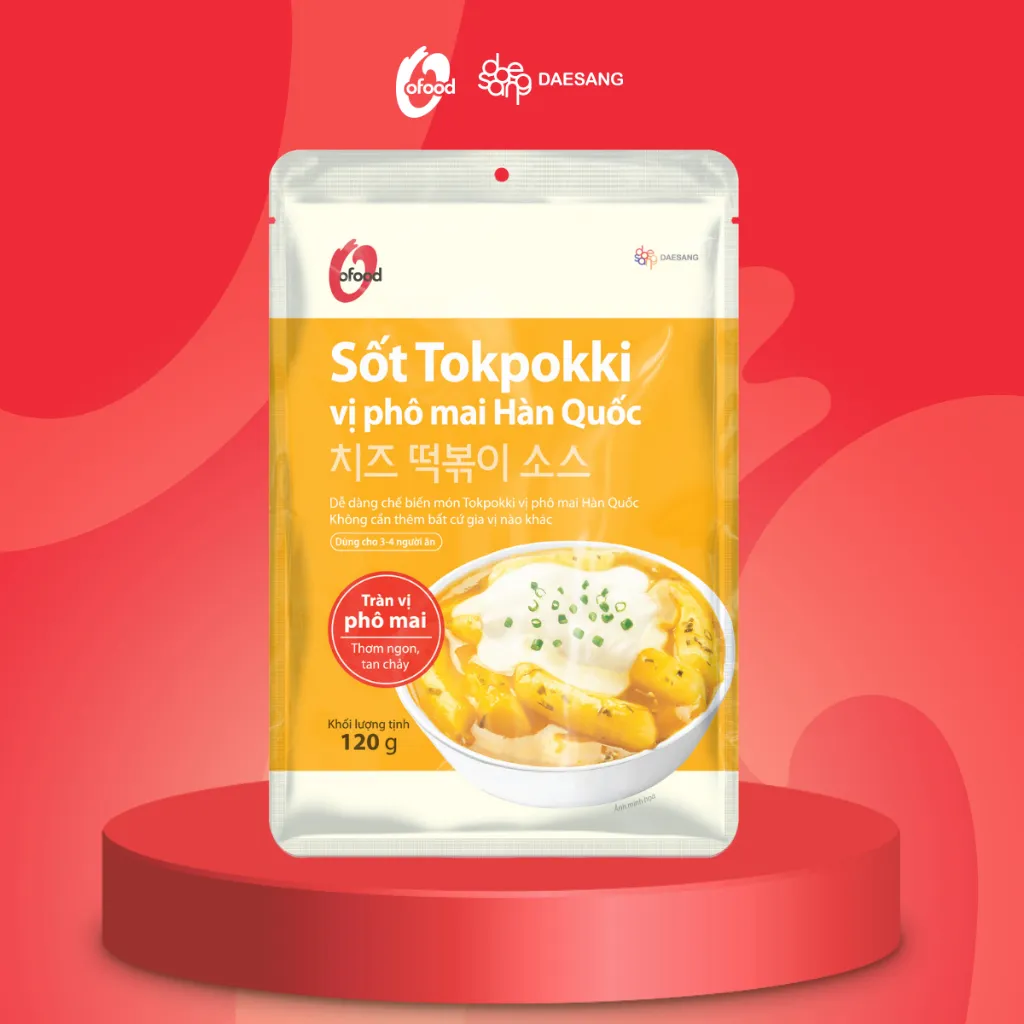 Ảnh Sốt tokbokki / tokpokki Hàn Quốc O'Food 120g 3
