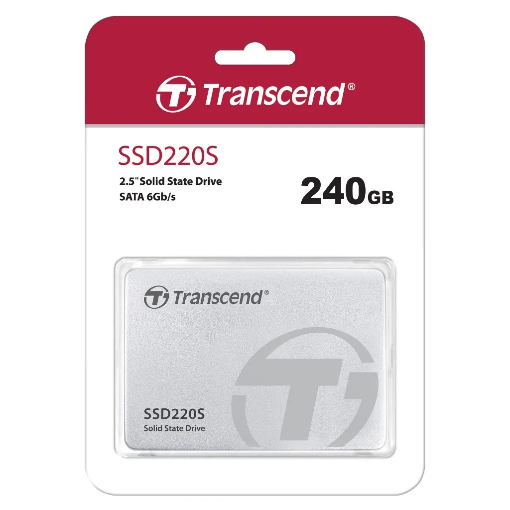 Ảnh SSD gắn trong Transcend SSD220S 240GB 2.5" SATA III upto 550MB/s TS240GSSD220S - Bảo hành 3 năm 1