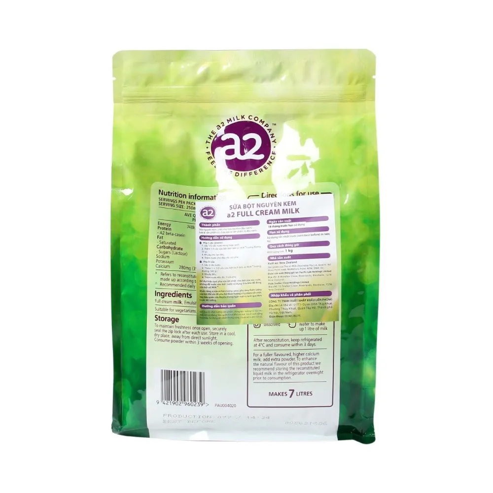 Ảnh Sữa A2 full cream milk (sữa bột nguyên kem) 3