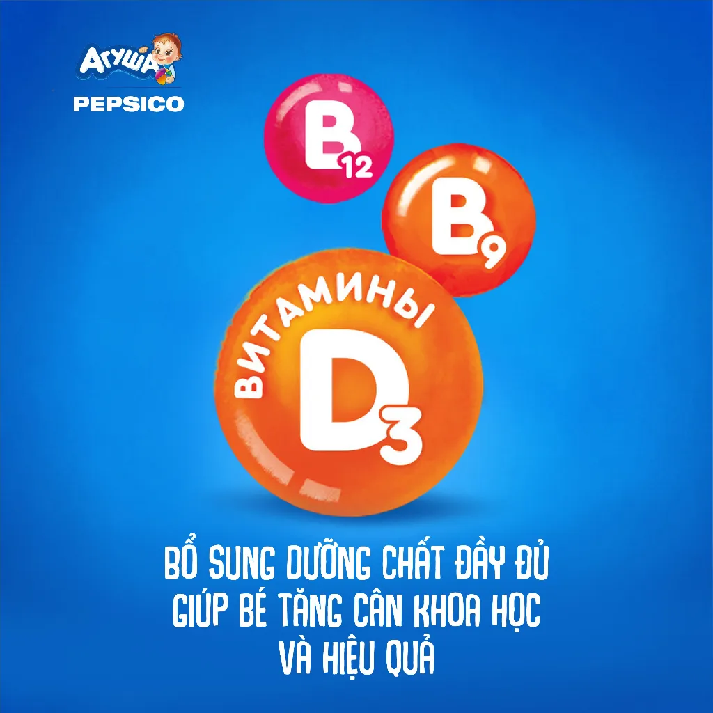 Ảnh Sữa ăn dặm tăng đề kháng, tăng cân ngũ cốc vị việt quất, mâm xôi và táo Agusha 200ml 2