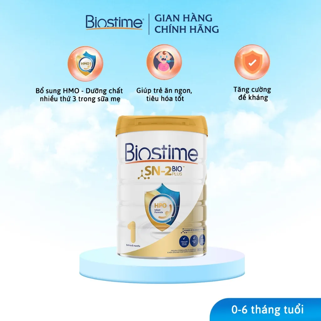 Ảnh Sữa Biostime Úc Cận Date, cải thiện tiêu hóa tăng cường hấp thu cho bé 800g 3