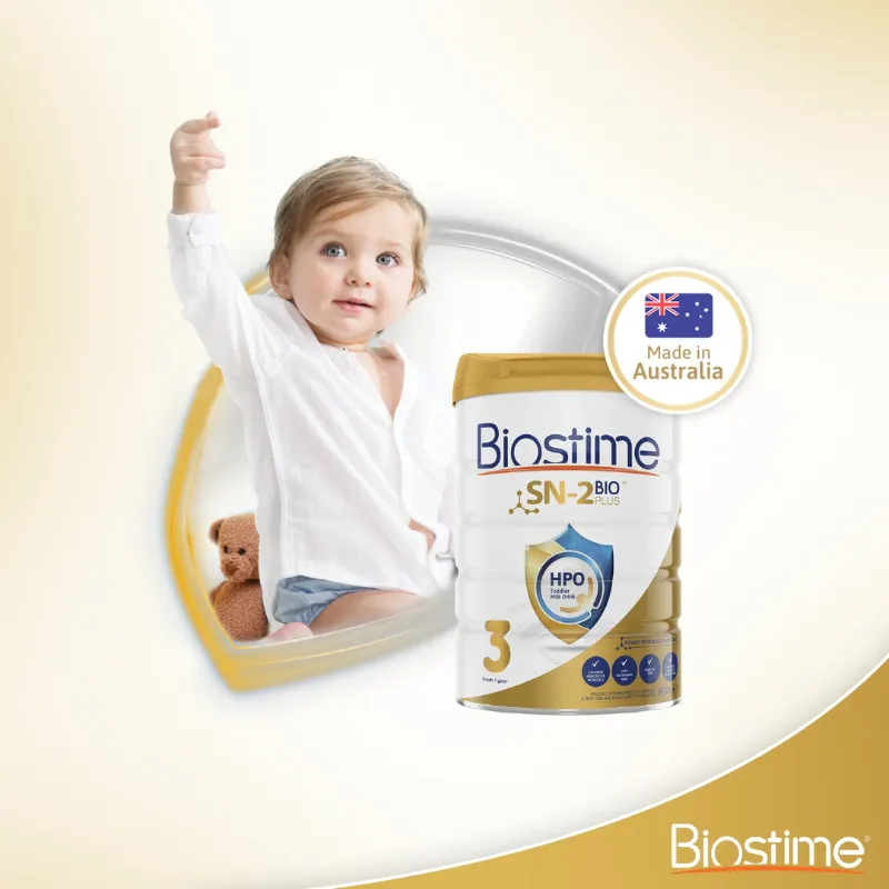 Ảnh Sữa Bò Biostime SN2 Bio Plus HPO số 3, cải thiện tiêu hóa tăng cường hấp thu cho bé 800g 3