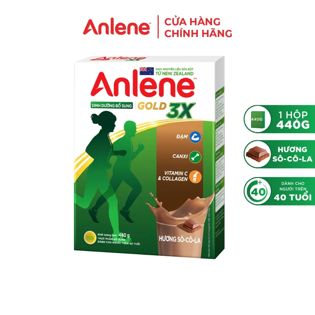 Ảnh Sữa Bột Anlene Hương chocolate 440g 2