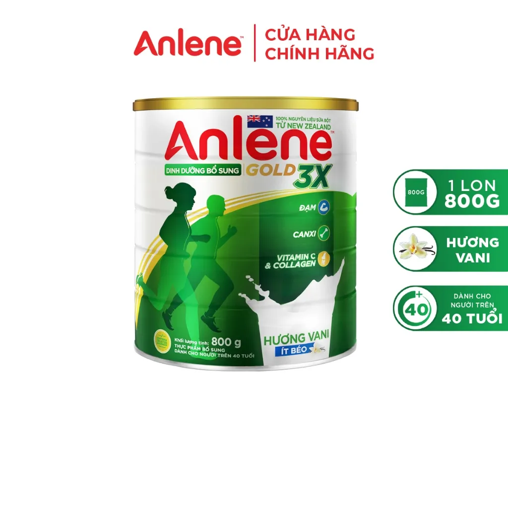 Ảnh Sữa Bột Anlene Hương Vani 800g 2