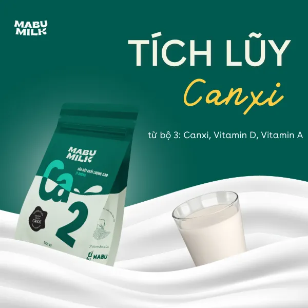 Ảnh SỮA BỘT CHẤT LƯỢNG CAO Mabumilk ít đường - TÍCH LUỸ CANXI trước tuổi dậy thì tăng chiều cao cho trẻ từ 3 - 15 tuổi 3