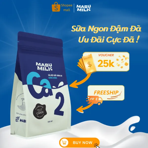 Ảnh SỮA BỘT CHẤT LƯỢNG CAO Mabumilk không đường dành cho trẻ từ 3-15 tuổi - TÍCH LUỸ CANXI PHÁT TRIỂN CHIỀU CAO 1